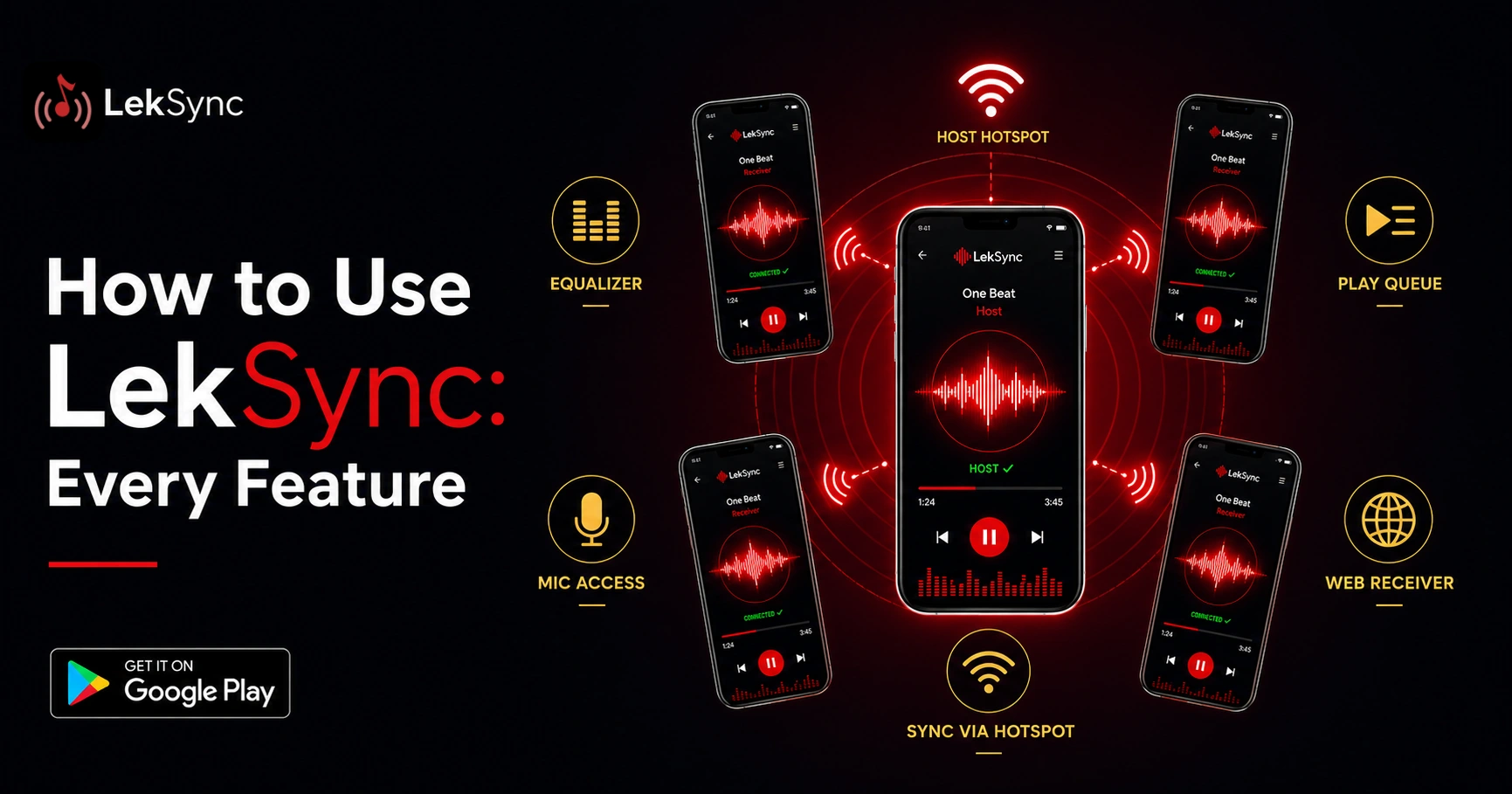 How to Use the LekSync App: Every Feature Explained
