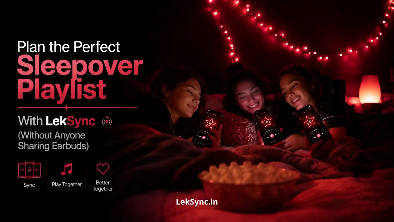 Plan the Perfect Sleepover Playlist With LekSync